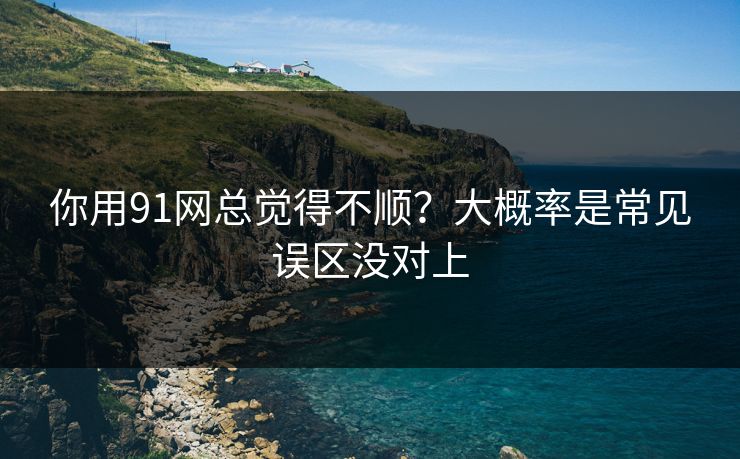 你用91网总觉得不顺？大概率是常见误区没对上